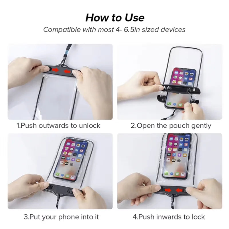 Capa Telemóvel Flutuante à Prova D'água