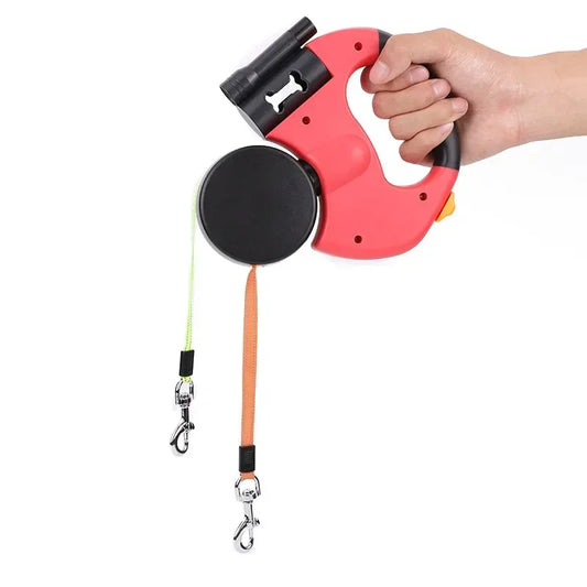 Coleira Retrátil Dupla